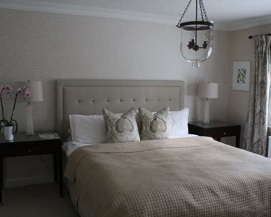 Master Bedroom Touches Elegant Master Bedroom In Grey Touches To Combine With Wood Accent For Side Tables With Table Lamps And Flower Bedroom  Elegant White Bedroom For Master Bedroom 