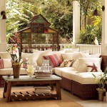 Modern Style Sofa Elegant Modern Style Woven Rattan Sofa Pottery Barn Outdoor Furniture With Small Coffee Table Made From Wood Outdoor  Pottery Barn Outdoor Furniture Equipping Breezy Patio 