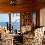 Porch Decor Malibu Elegant Porch Decor Ideas In Malibu Residence David Phoenix With Sea View Decorated Floral Armchairs And Wood Table Decoration  Outstanding Traditional Seaside House In Bright White Decoration 