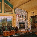 Stone Fireplace Home Elegant Stone Fireplace Luxury Log Home Plans Classic Design Ideas Equipped With Stone Fireplace Design On Wooden Flooring Unit Architecture  Luxury Log Home Plans For Bold Natural Image 