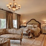 But Romantic With Elegant But Romantic Bedroom Decorated With The Classic Chandelier And Wide Bed Near The Brown Sofa Bedroom  Bedroom Interior For Romantic Valentine’s Day 