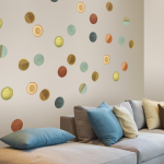 Grey Sofa Throw Ergonomic Grey Sofa With Foamy Throw Pillows Under Cute Wall Decorating Ideas Decoration Lovely And Inspiring Wall Decorating Ideas For Your Room