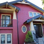 Black Trims Lines Excellent Black Trims For Roof Lines Of Kitsilano Heritage Home Exterior Design To Blend With Red Shingle And Cream Ceiling Exterior  Large Heritage Home With Red Exterior 
