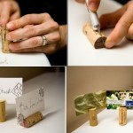 Design Of Used Fabulous Design Of Wedding Card Used Cork As Holder To Save Budged Of Party Decoration Without Leave Its Function Decoration  Wine Cork Projects To Decorate Your House With Creative Art 