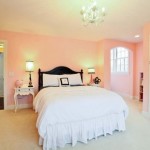 Pale Pink With Fabulous Pale Pink Girl Bedroom With King Size Bed On Cream Rug Mixed With Gorgeous Glass Chandelier And Night Lamps  Girl Bedroom Decoration In Cheerful And Stylish Design 