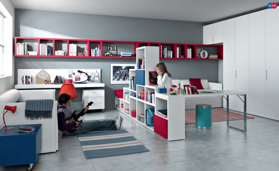Teen Room Red Fabulous Teen Room Furniture With Red And White Paint Idea Feat Modern Stripes Area Rug And Round Stool Bedroom Nice Teen Bedroom Furniture In The Shape Of Modernity