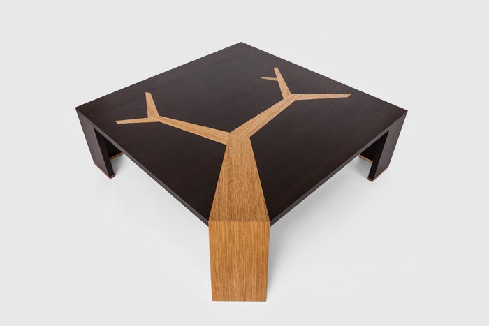 Tree Stalk Patterned Fabulous Tree Stalk And Branches Patterned Black Coffee Table Design For Interior And Exterior Home Decor Furniture  Contemporary Table Inspired By Exotic Cambodian Temple 