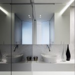 Bathroom Design Waterkant Fascinating Bathroom Design In De Waterkant Saota Residence Including Wide Mirror On The Wall Added With Twin Sinks And Metallic Water Faucet House Designs  Artistic Interior With Elegant House Appearance In Africa 