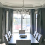 Traditional Dining With Fascinating Traditional Dining Room Completed With Elegant Furniture Of Black Rectangular Table And Sleek Grey Chairs Dining Room  Modern Dining Room Design For Large Family 