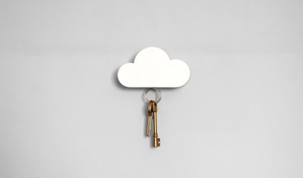 White Cloud Placed Fascinating White Cloud Key Holder Placed On The Grey Concrete Wall For The Simple House Interior Decoration  Key Holder Designs For Your Complete Excitement 