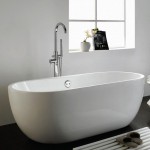 Standing Bath With Free Standing Bath Tubs Decorated With Modern Design In White Color Using Stylish Faucet Design For Bathroom Inspiration Bathroom Free Standing Bath Tubs With Gorgeous Design And Style