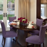 Wood Dining Purple Glossy Wood Dining Table Also Purple Upholstered Dining Room Chairs Dining Room  Fabulous Dining Room Chairs For Your Lovely House 