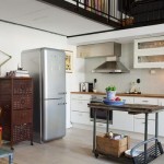 Pantry Design Loft Gorgeous Pantry Design In Industrial Loft House Including Sink And Water Faucet On Kitchen Bar Also Wooden Cabinet Beside Refrigerator House Designs  Industrial Loft Interior Enlivening Charm Of Small Nordic Home 