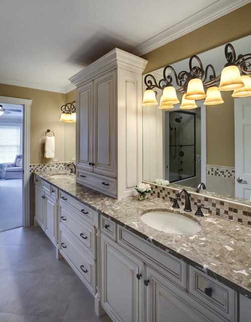 Countertop And Inside Granite Countertop And White Vanity Inside Bathroom With White Bathroom Wall Cabinets Bathroom  Bathroom Wall Cabinets With Bright Color Accent 