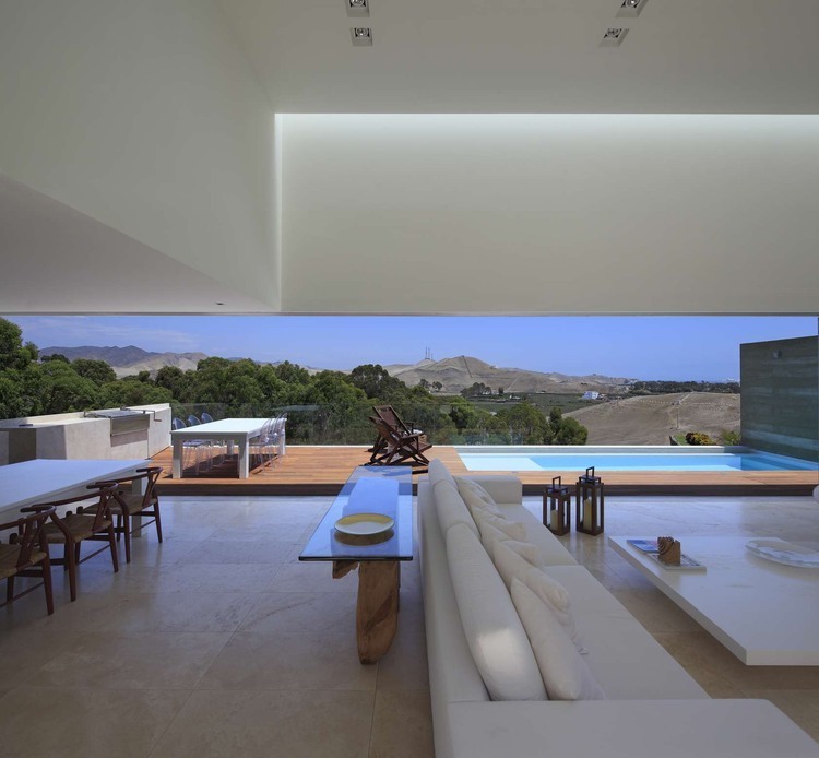 Floor Plan Room Gravy Floor Plan Living Dining Room Of La Caleta Llosa Cortegana Arquitectos That Candles Cage Complement The Area Architecture  Modern Residence With Chic Outdoor Living And Dining Spaces 