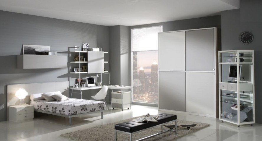 Grey And Bedroom Grey Grey And White Color Bedroom Interior Modern Cool Room Designs For Guys Equipped With Closet Ideas For Small Bedrooms Bedroom Comfortable Bedroom Design For Guys With Stylish Furniture And Accessories 