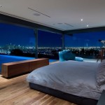 Bedroom With By House Bedroom With Amazing Views By Swimming Pool And Building Also Decoration  Wooden Closet Clothes In Spectacular Contemporary Residence 