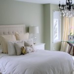 White Bedroom Tufted Imposing White Bedroom With Wide Tufted Headboard Completed With Double White Side Tables With Table Lamps Bedroom  Elegant White Bedroom For Master Bedroom 