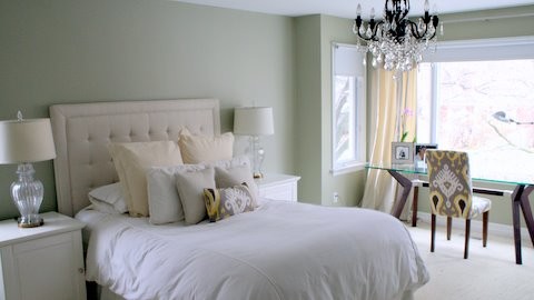 White Bedroom Tufted Imposing White Bedroom With Wide Tufted Headboard Completed With Double White Side Tables With Table Lamps Bedroom  Elegant White Bedroom For Master Bedroom 