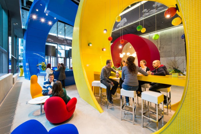 Google Office Design Impressive Google Office Dublin Interior Design With Colorful Touches Representing Google Character With Cozy Sitting Areas Office  Updated Office In Uplifting Design 