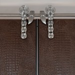 Sliding Door Stainless Inspiring Sliding Door Hardware In Stainless Steel With Axe And Gear Shaped Installed On The Rode As Door Ornament House Designs  Contemporary Villa Interior With Sophisticated Chic Design 