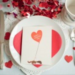Heart Shaped The Interesting Heart Shaped Ornaments Decorating The Table With Happy Valenties Day Message And The White Plate Decoration  Tablescape Design For Celebrating Valentine’s Day 
