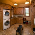 Room In With Laundry Room In Rustic Farmhouse With Cool Wooden Laundry Room Cabinets Decoration  Adorable Laundry Room Cabinets For Our References 