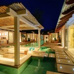Space In Of Lounge Space In The Middle Of Exterior Pool Side Pool  Swimming Pool Designs For Exquisite Modern Villa 