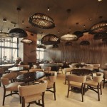 Don Cafe Marble Magnificent Don Cafe House With Marble Floor Installation Also Chandelier Lamp With Rattan Shade Also Ceiling Decoration With Stage Lamps House Designs  Cafe Interior Design With Calming And Relaxing Vibe 