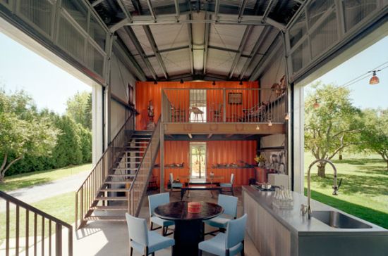 Oridinal Interior By Marvelous Ordinal Interior Design Dominated By Metal Material Modern Style Houses Made From Shipping Containers Design Decoration  Houses Made From Shipping Containers Designed In One And Two Floors 
