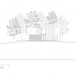 Riggins House Elevation Marvelous Riggins House Robert Gurney Elevation Plan With Scale Shown East Elevation House That Surrounded By Trees Interior Design  Bewitching Minimalist House Design With Wooden Interior 