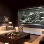 Room Ideas Modern Media Room Ideas Decorated With Modern Interior Design Using Cream Sofa And Wooden Coffee Table With Home Screen Decoration Media Room Ideas For A Small Space And Budget