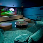 Room Ideas Modern Media Room Ideas Decorated With Modern Interior And Furniture Using Green Fabric Sofa And Round Coffee Table Design Decoration Media Room Ideas For A Small Space And Budget