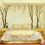 Girl Room Cool Mesmerizing Girl Room Ideas With Cool Tree Wall Decorating Theme And Flower Pattern Bedding Decoration Lovely And Inspiring Wall Decorating Ideas For Your Room