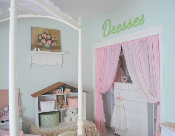 Sensitive Girl Light Mesmerizing Sensitive Girl Room With Light Blue Painting Ideas Completed White Painted Canopy Bed And Feminine Pink Drapes Bedroom  Girl Bedroom Decoration In Cheerful And Stylish Design 