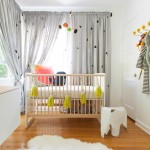 Curtain For Idea Modern Curtain For Large Window Idea Feat Cool Baby Nursery Furniture Design And Thick Fur Area Rug Kids Room Modern And Minimalist Baby Nursery Furniture Ideas