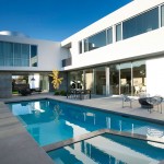 Swimming Pool Fabulous Modern Swimming Pool Of A Fabulous Residence Applying Architectural Pool Design With Two Spots With Furniture Arranged Decoration  Decorating Minimalist Mansion In Rural Area Of California 