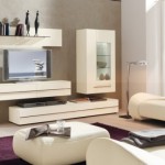Modern Living Neutral Modular Modern Living Room In Neutral Tones Inteiror Design With Grey Wall Painting And White Furnishing Living Room  Living Room Furnished With Ultramodern Wardrobes 