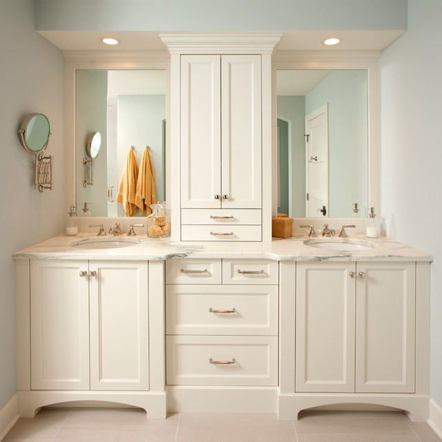 White Storage Vanity Off White Storage Cabinet For Vanity Area With Under Mount Round Sinks And Frameless Mirrors Bathroom  Pretty Storage Cabinet For Keeping Bathroom Stuffs 
