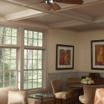 Dining And Interior Open Dining And Living Room Interior Using Beige Furniture Completed With Contemporary Ceiling Fans Design Ideas For Inspiration Furniture Contemporary Ceiling Fans And The Lifestyle Of Urban Living