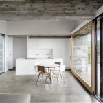 Mediterranian House Concrete Passionate Mediterranian House Design With Concrete Veneer For Interior Decoration With Marble Floor Of Kitchen Also White Kitchen Island Exterior  Contemporary Rustic Home To Blend With Raw Environment 