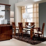 Pendant Light Area Quirky Pendant Light Feat Fluffy Area Rug Idea Also Modern Dining Room With Brown Furniture Set Design  Dining Room Modern Dining Room In Stylish And Artistic Design