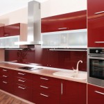 Kitchen Cabinets Backsplash Red Kitchen Cabinets And Red Backsplash In The Kitchen With A Hardwood Floor Kitchen  Modern Kitchen Cabinets With Additional Decorations 