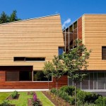 Page Road Architects Remarkable Page Road Residence Actwo Architects Design Exterior With Green Lawn And Tiered Landscape Garden Decoration  Enchanting Wooden Decoration For House With Minimalist Style 