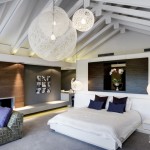 Hanging Chandeliers White Romantic Hanging Chandeliers With The White Finish To Amaze People Who Visit This SAOTA Pearl Valley Amazing House Design Idea Furniture  Country House Style Decorated With Modern Furniture 