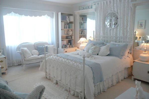 Country Bedroom White Sensational Country Bedroom Completed With White Bed And Wide White Quilt Near White Nightstands And White Bookshelves Bedroom  Bedroom Interior For Romantic Valentine’s Day 