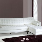 Small Sectional With Simple Small Sectional Sofa Design With White Color Decoration Made From Fabric Material Finished In Modern Style Furniture Furniture  Small Sectional Sofa For Homey Relaxation 