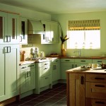 Green Kitchen Traditional Small Green Kitchen Cabinets In Traditional Style Made From Wooden Material And Concrete Tile Flooring Ideas Kitchen Green Kitchen Cabinets In Appealing Design For Modern Kitchen Interior