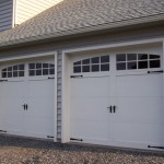Standard Garage Using Small Standard Garage Door Sizes Using White Color Design Made From Wooden Material In Traditional Style Standard Garage Doors Sizes For Your Home Sweet Home