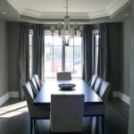 Formal Dining Design Stunning Formal Dining Room Interior Design With Wooden Floor And Gray Wall Painting Featured With Classic Chandelier Dining Room  Modern Dining Room Design For Large Family 
